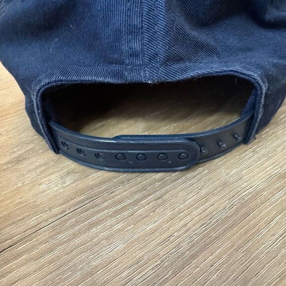 Junk De Luxe Baseball Navy Blue Hat Adjustable Strap Luxury Denmark European - Picture 6 of 8